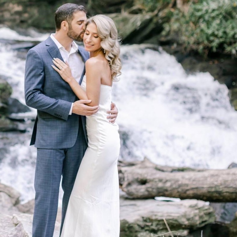 Bridal midi dress